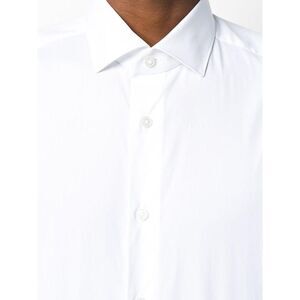 XACUS Men's Classic Button-Up Shirt Men WHITE Shirts